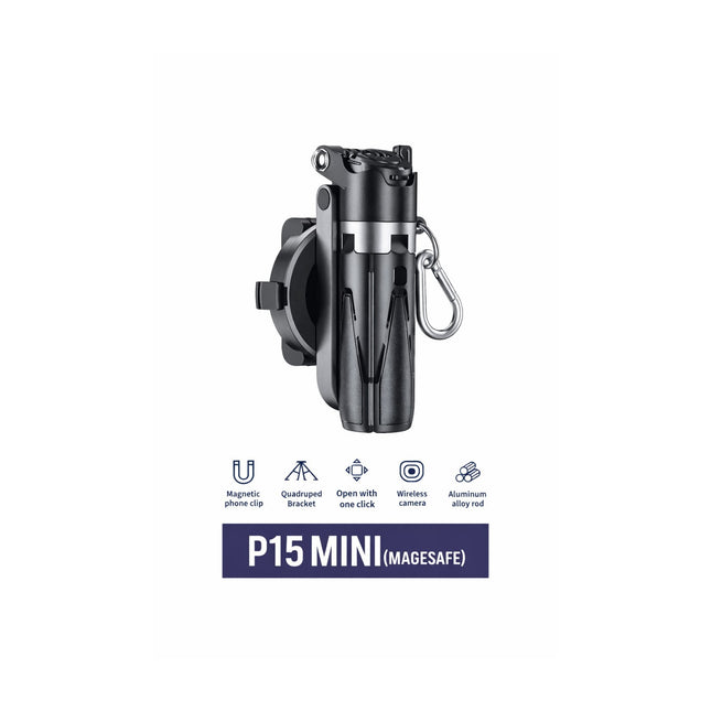 Magesafe P15 Mini product on a white background with features listed below.
