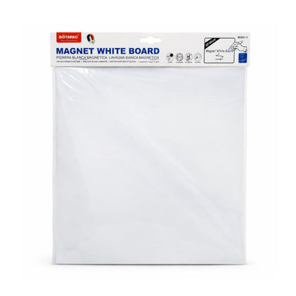 Magnet white board packaging with Moosteso branding on a white background