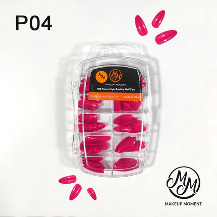 Makeup Moment Artificial Nails  (100 nails in a box )