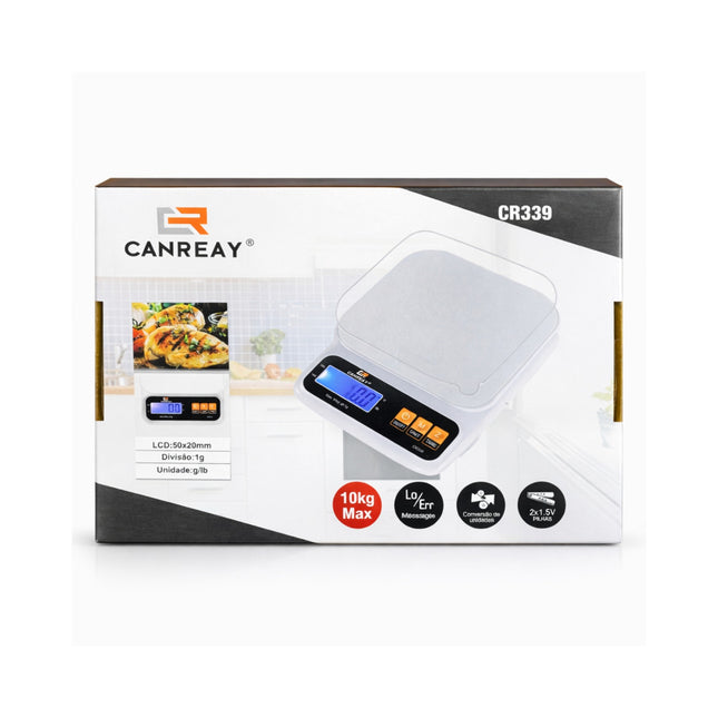 Canrey digital kitchen scale packaging on a white background