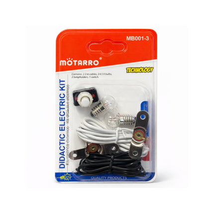 Motarro didactic electric kit packaging on a white background
