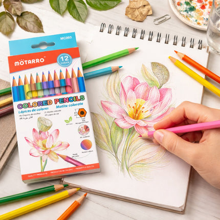 Benefits of using Motarro 12-Color Pencil Set 