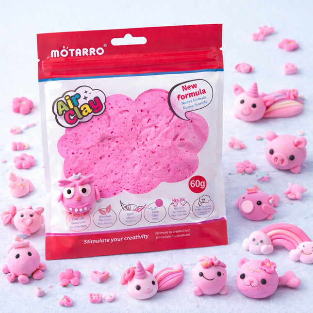 Benefits of using Motarro Air Clay Light Pink 