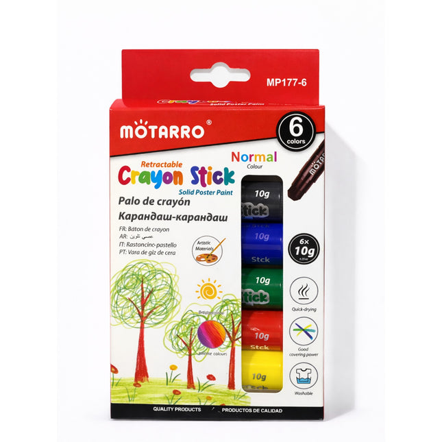 MOTARRO crayon stick packaging on a white background
