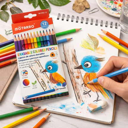 Benefits of using Motarro Erasable Colored Pencils