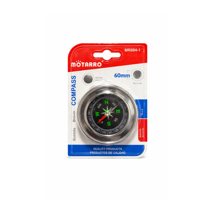 Motarro compass packaging on a white background