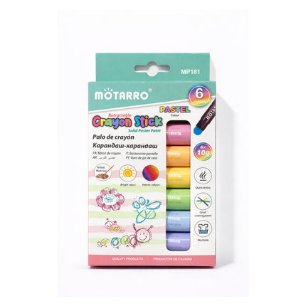 MOTARRO pastel crayon stick set packaging on a white background