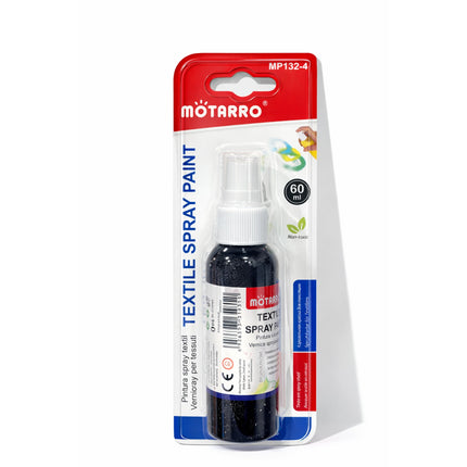 MOTARRO textile spray paint bottle with packaging on a white background