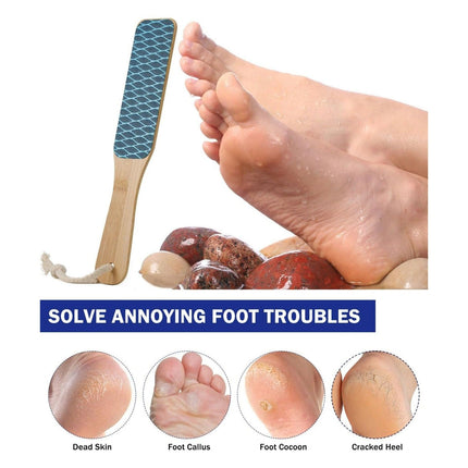 Benefits of using Nefoume Double-Sided Wooden Foot File