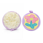 Nefoume Round Bath Sponge- Flower (5544)