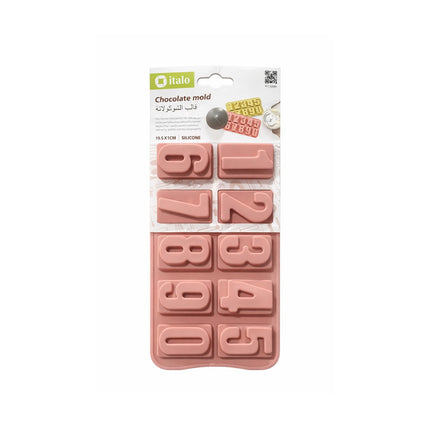 the poduct of Number Shape Silicone Chocolate Mould Tray -KT - 33567
