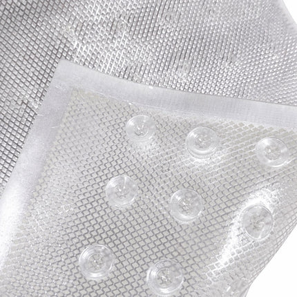Clear silicone gel pads on a textured gray surface