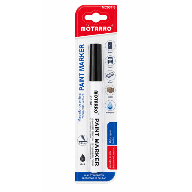 Motarro paint marker packaging on a white background