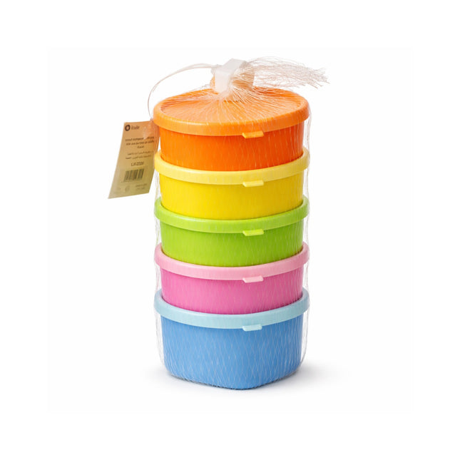 the product of Plastic Lunch Box Set (5 Pieces) -LN-2320