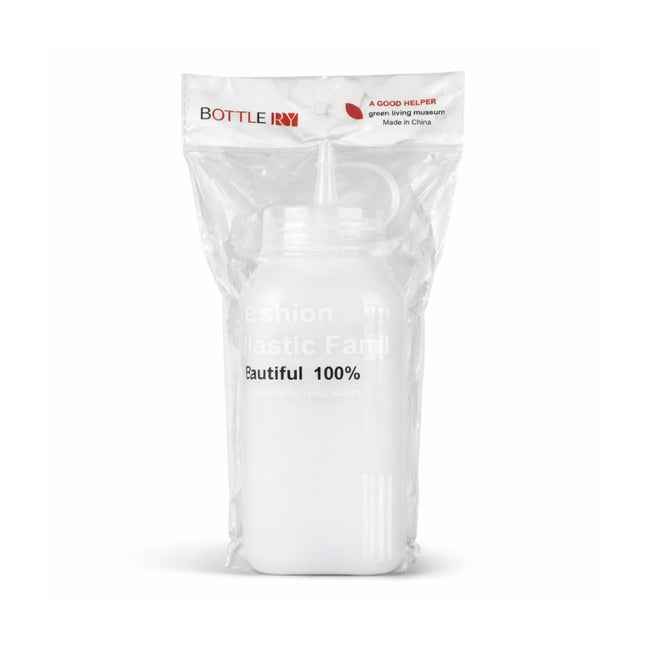 Bag of plastic forks with 'Bottle Ivy' branding on a white background