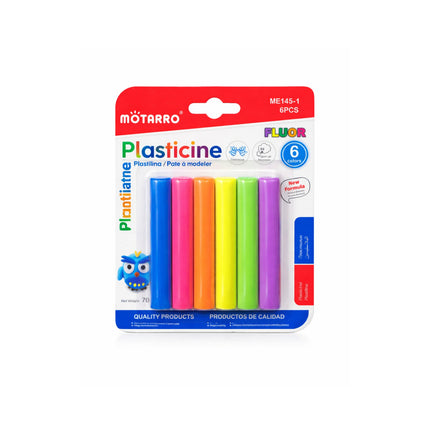 Pack of Môtarro Plasticine modeling clay sticks in various colors on a white background