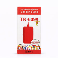 Portable chargeable balloon pump TK-609 packaging on a white background
