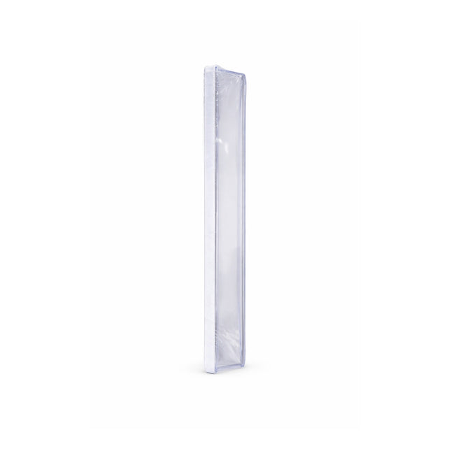 Rectangular light fixture on a white background