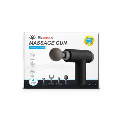 Bluedea massage gun packaging on a white background