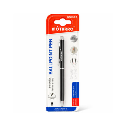 Motarro ballpoint pen packaging on a white background