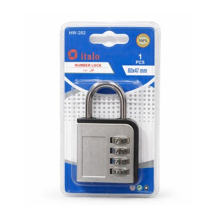 Italo number lock in packaging on a white background