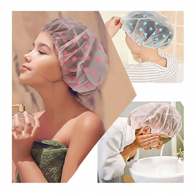 Single Layer Shower Cap available on qasrjamal store