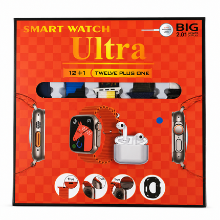 The product of Smart Watch Ultra Big 12IN1 2.01 Display (80109 1*50)