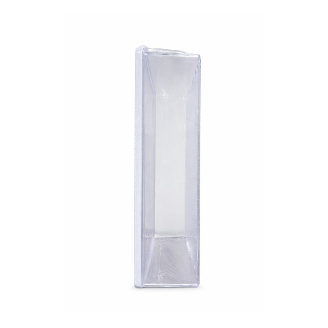Black drill bit on a white background