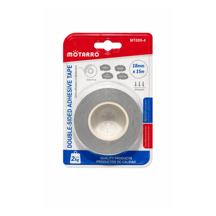 Motarro double-sided adhesive tape packaging on a white background
