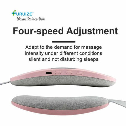 Massage belt with four-speed adjustment feature on a white background