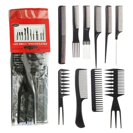 The product of Unisex Solid Casual Hair Comb Set