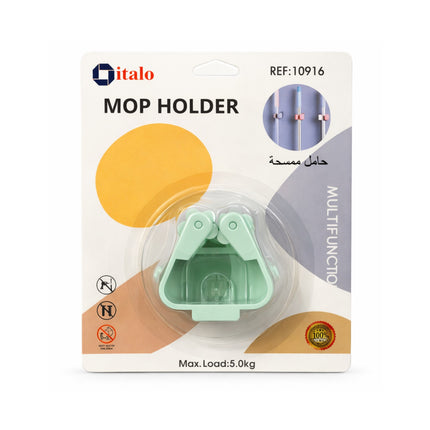 Mop holder packaging with 'italo' brand on a white background