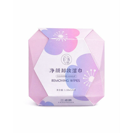 Sand Bear Cleansing Makeup Removing Wipes - 120pcs (ZX-2905)