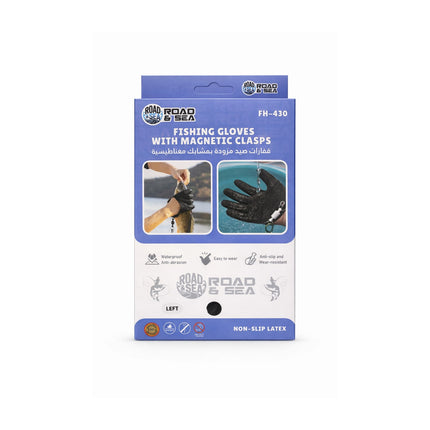 Fishing Gloves with Magnetic Clip -FH-430