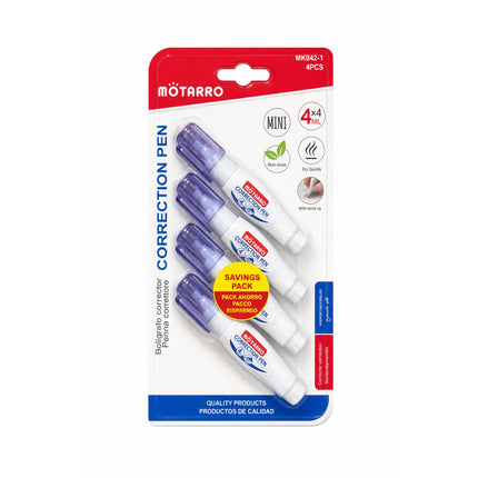 Motarro Mini Correction Pens – (4ml*4) -MK042-1