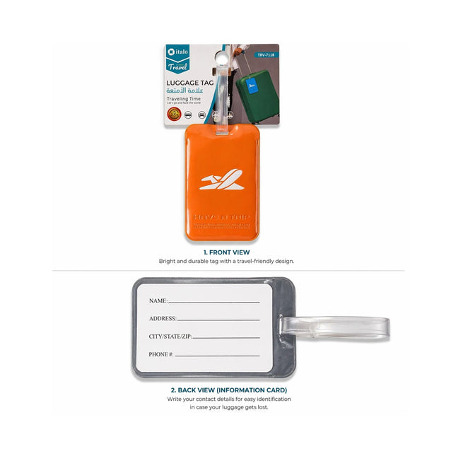 Travel ID Luggage Tag-TRV-7118