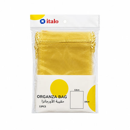 Organza Drawstring Gift Bags 13 x 18cm - 12pcs TS-003