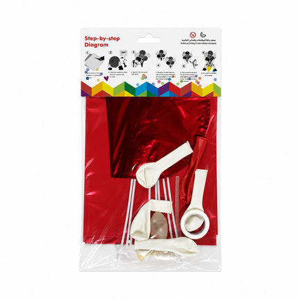 Italo DIY Heart Shape Balloon Bouquet Kit - 21pcs PT-1350