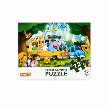 Forest Camping Puzzle - 72 Pieces, Ages 3+ - MU380-14
