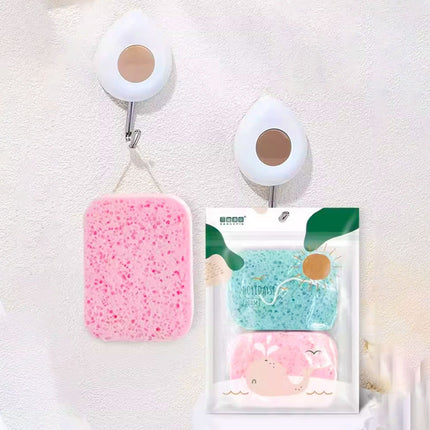 Natural Compressed Sponge - 2pcs (SD-1638)