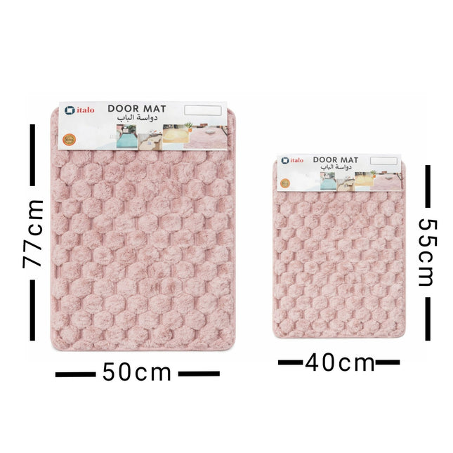 Pebble Design Ultra Soft Bath Mat *2pcs - YD - 373