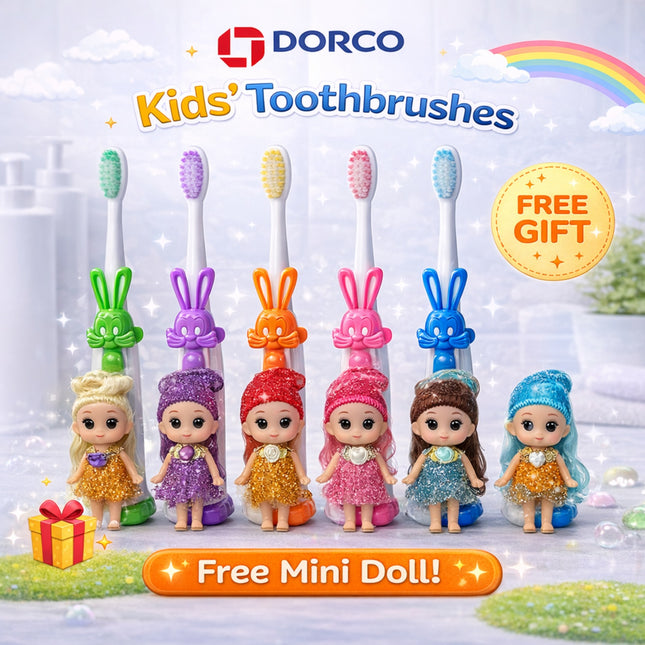 Dorco Kids Princess Toothbrush Set - 532