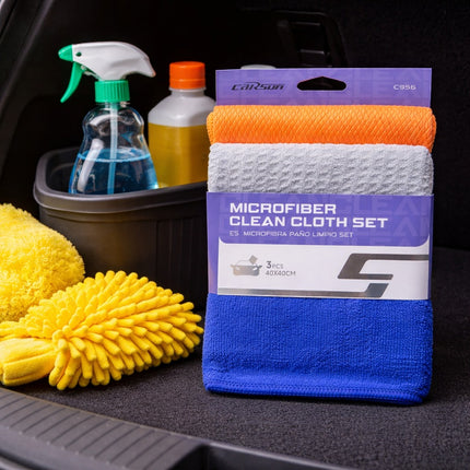 Microfiber Cleaning Cloth Set 3 Pcs - C956