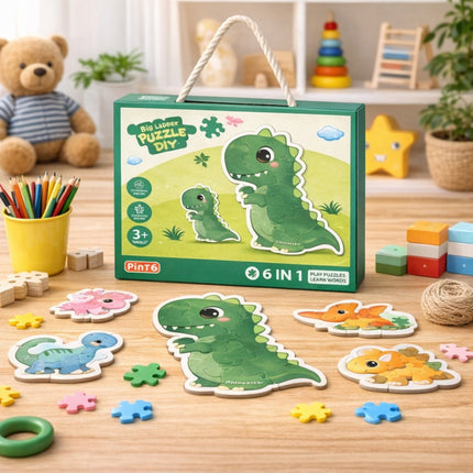 Dino Discovery Puzzle Pack 6 in 1 - MU380-2