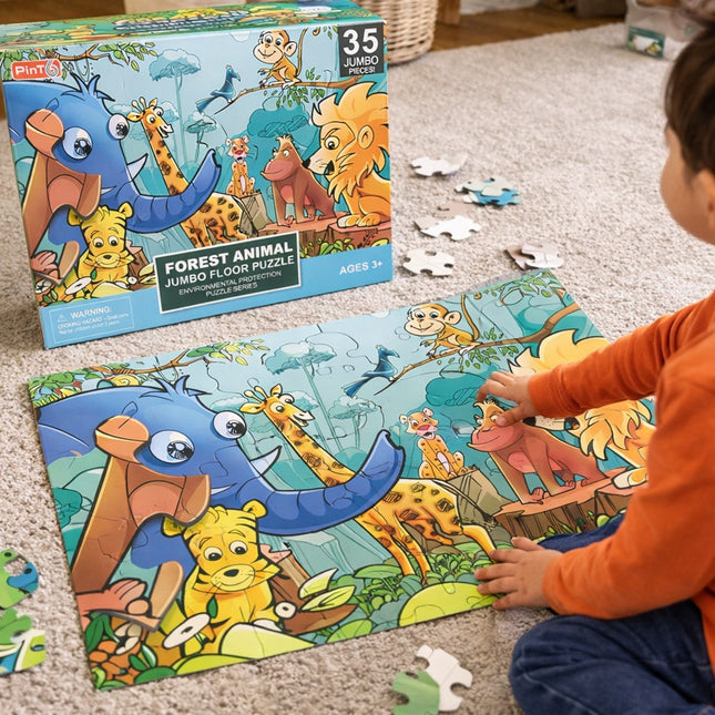 Forest Animal Jumbo Floor Puzzle (35 Pieces)- MU380-11