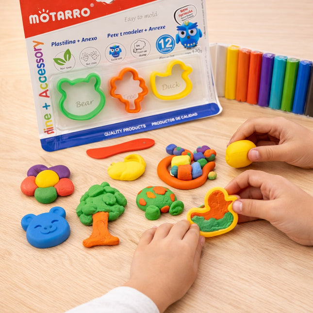 Kids Modeling Clay Kit with Shapes -ME132-11