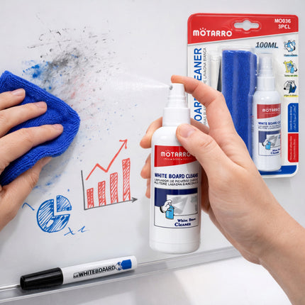 Motarro Whiteboard Cleaning Kit – 3Pc -MO036