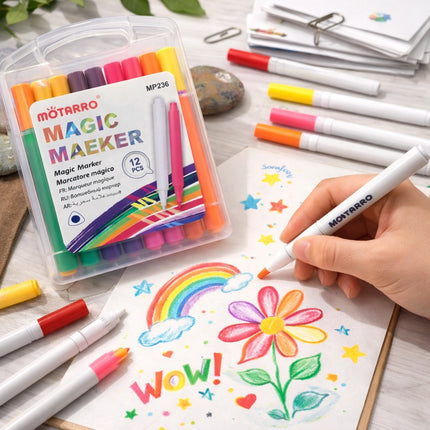Motarro Magic Marker Set – 12 Colors -MP236