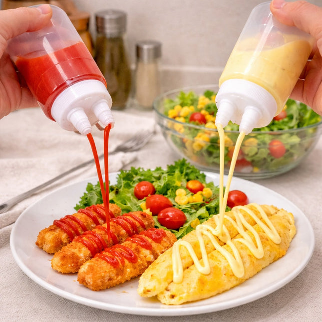 Sauce Squeeze Bottles (2 pcs) -SB-1953