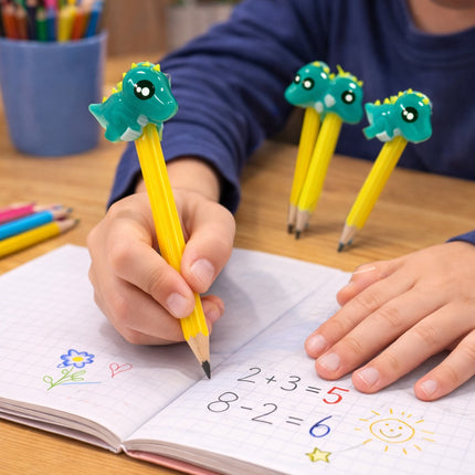 Dinosaur Pencil Caps (3PCS) - MC105-2